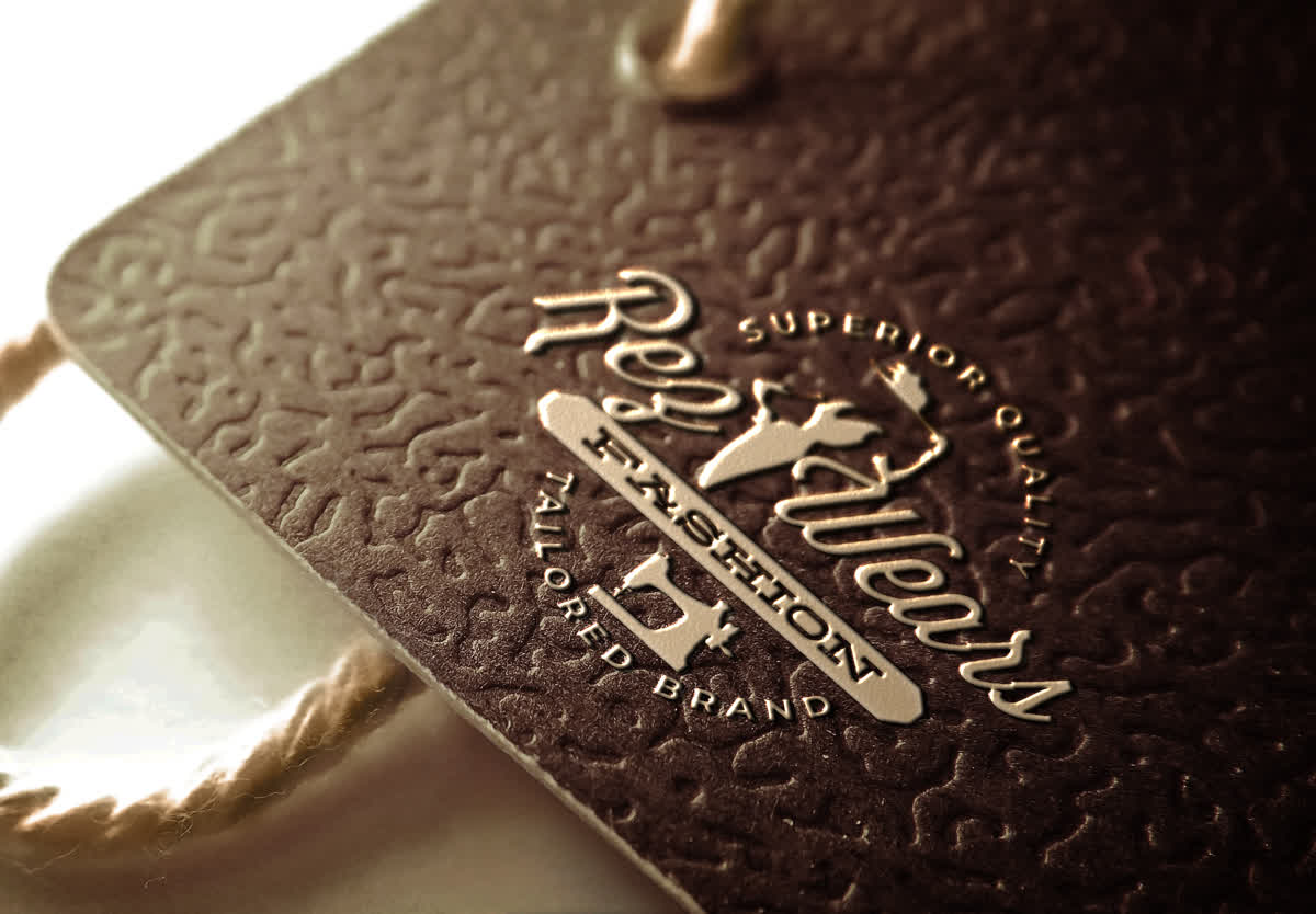 Rez Wears — leather tag